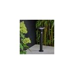 Potelet extérieur solaire led intégrée cowhorn noir 650 lm ip44 goodhome Potelet extérieur solaire led intégrée cowhorn noir 650 lm ip44 goodhome
