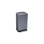 Poubelle de cuisine 30 l à pédale rectangulaire ariane 5five métallique coloris gris anthracite l. 34 ... Poubelle de cuisine 30 l à pédale rectangulaire ariane 5five métallique coloris gris anthracite l. 34 ...