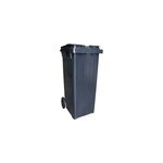 Poubelle d'extrieur 2 roues 120l anthracite
