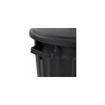 Poubelle d'ext�rieur recyclable eda noir 80l