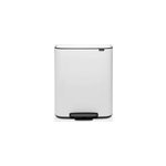 Poubelle  pdale brabantia bo waste bin 2 x 30 l blanc
