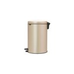 Poubelle � p�dale coloris dor� brabantia newicon 20 l