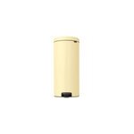 Poubelle  pdale coloris jaune brabantia newicon 30 l