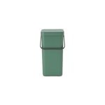 Poubelle  pdale brabantia sort & go 16 l vert