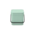 Poubelle  pdale brabantia sort & go 6 l vert clair