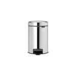 Poubelle  pdale chrome brabantia newlcon 3l