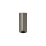 Poubelle  pdale coloris platinium brabantia newicon 30 l