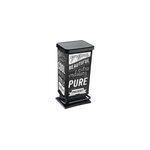 Poubelle  pdale dcor hipster 40l paso