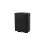 Poubelle  pdale en mtal noir brabantia bo 2 x 30 l