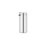 Poubelle  pression coloris mtal 30l brabantia touch bin
