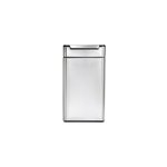 Poubelle rectangulaire  pdale touch bar simplehuman, 45l en acier bross