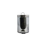 Poubelle de salle de bains 3 l, inox, msv