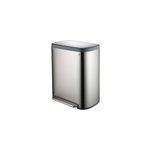 Poubelle de tri 2 compartiments kitchen move empire inox 60 l