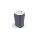 Poubelle de tri curver ready to collect gris 10 l