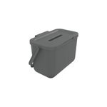 Poubelle de tri avec poigne 4 l loops sundis h. 14 cm gris