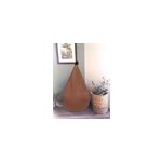 Pouf poire easy for life 53 x h. 110 cm orange terracotta Pouf poire easy for life 53 x h. 110 cm orange terracotta