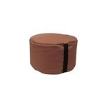 Pouf rond easy for life 48 x h. 27 cm orange terracotta Pouf rond easy for life 48 x h. 27 cm orange terracotta