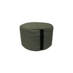 Pouf rond easy for life 48 x h. 27 cm vert kaki