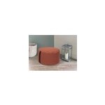 Pouf rond easy for life orange 48 x h. 27cm