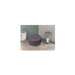 Pouf rond gris easy for life 48x100cm