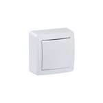 Poussoir complet saillie schneider electric alra blanc