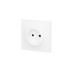Prise 2 p�les legrand neptune blanc mat