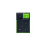 Prise de courant avec terre schneider electric anthracite, lot de 5