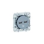 Prise double usb schneider electric odace aluminium Prise double usb schneider electric odace aluminium