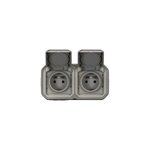Prise legrand plexo gris en saillie, lot de 2 Prise legrand plexo gris en saillie, lot de 2