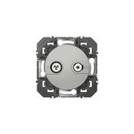 Prise tv / sat legrand dooxie aluminium carr�e