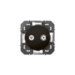Prise tv - sat legrand dooxie noir carre
