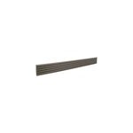 Profil de finition lame de terrasse neva composite chocolat l. 220 x l. 5, 2cm
