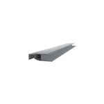 Profil multifonction bardage pvc casanova gris granit - l. 2, 50 m