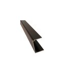 Profil obturateur pour plaque polycarbonate d'ép. 32 mm gris ral 7016, l. 1. 25 m 5pcs Profil obturateur pour plaque polycarbonate d'ép. 32 mm gris ral 7016, l. 1. 25 m 5pcs
