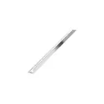 Profil de carrelage intrieur diall droit aluminium effet chrom poli l. 2, 5m x l. 2, 2cm x ep. 10mm ...
