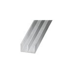 Profil� double u aluminium brut 10 x 16 x 10 mm, 2 m
