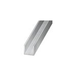Profil u aluminium brut 8 x 8 x 8 mm, 1 m