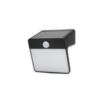 Projecteur à détection solaire summerside led intégrée 150lm 2. 6w ip44 goodhome noir Projecteur à détection solaire summerside led intégrée 150lm 2. 6w ip44 goodhome noir