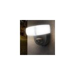 Projecteur extrieur mural  dtecteur de mouvement noir blanc froid 400lm ip65