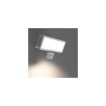 Projecteur mural led ext�rieur blanc 30 w 3750 lm d�tecteur de mouvement ip65, goodhome davern