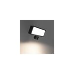 Projecteur mural led ext�rieur noir 50 w 6250 lm d�tecteur de mouvement ip65, goodhome davern
