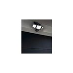 Projecteur solaire led ext�rieur noir 800 lm avec d�tecteur de mouvement, 3 t�tes orientables ip54