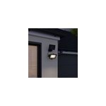 Projecteur solaire led intégré à détection shomali 1000lm 9w ip44 noir goodhome Projecteur solaire led intégré à détection shomali 1000lm 9w ip44 noir goodhome