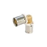 Raccord coud gal  sertir pour tube per 20