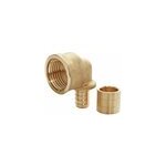Raccord coud� � glissement pour tube per �16 - coude femelle 20 / 27 (3 / 4 ; )