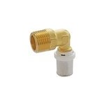 Raccord coud� � sertir pour tube multicouche �20 - coude m�le 15 / 21 (1 / 2 ; )