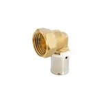 Raccord coud� � sertir pour tube per �12 - coude �crou tournant 15 / 21 (1 / 2 ; )