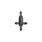 Raccord croix 4 sorties 1 / 4 en plastique