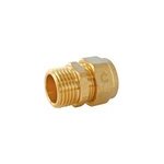 Raccord droit m�le per � compression �12 - femelle 12 / 17 (3 / 8 ; )