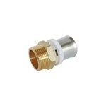 Raccord droit  sertir pour tube multicouche 26 - droit mle 20 / 27 (3 / 4 ; )